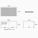 PURPLE LEAF Athena Louvered Pergola Bronze Outdoor Aluminum Pergola with Roller Blind Adjustable Gazebo for Patio Deck Garden