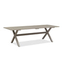 PURPLE LEAF Outdoor Dining Table Sleek Aluminum Frame Modern Outdoor Table for Deck Backyard Dining Gatherings