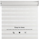 PURPLE LEAF Athena Louvered Pergola White Outdoor Aluminum Pergola with Roller Blind Adjustable Gazebo for Patio Deck Garden