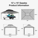 PURPLE LEAF White Metal Carport with Galvanized Steel Roof Aluminum Frame All-Weather Car Shelter