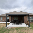PURPLE LEAF Caesar Outdoor Louvered Pergola Patio Sun Shade Shelter with Adjustable Hardtop Patio Pergola Grey