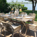 PURPLE LEAF Outdoor Dining Set All-Weather PE Rattan Outdoor Patio Furniture Set with Aluminum Frame