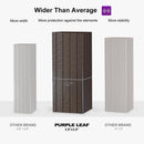 PURPLE LEAF Hardtop Gazebo Featuring Galvanized Steel Double Roof and Bronze Aluminum Frame with Curtains and Netting for Patio and Poolside