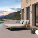 PURPLE LEAF Sicilia L-Shaped Modular Outdoor Sectional with Oatmeal Greige Cushions Flexible Layout for Garden Poolside