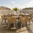 PURPLE LEAF 7/9/11 Pieces Outdoor Dining Set Aluminum Table & Wicker Rattan Chairs Modern Patio Furniture Set for Deck