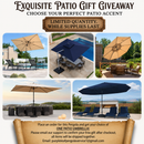 PURPLE LEAF Caesar Solar Louvered Pergola with LED Strip Lights and Control Panel Aluminum Outdoor Pergola with Adjustable Roof for Patio Deck Garden Yard Bronze