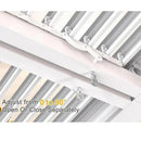 PURPLE LEAF Athena Louvered Pergola White Outdoor Aluminum Pergola with Roller Blind Adjustable Gazebo for Patio Deck Garden