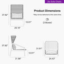 PURPLE LEAF Sicilia Classical Modular Outdoor Sectional with Oatmeal Greige Cushions Flexible Layout for Commercial Spaces
