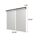 PURPLE LEAF Athena Louvered Pergola Khaki Outdoor Aluminum Pergola with Solid Color Roller Blind Adjustable Gazebo for Patio Deck Garden