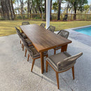 PURPLE LEAF 7/9/11 Pieces Patio Dining Set with Sunbrella Cushions All-Weather Wicker Patio Table and Chairs for Deck, Garden
