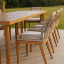 PURPLE LEAF 7/9/11 Pieces Patio Dining Set with Sunbrella Cushions All-Weather Wicker Patio Table and Chairs for Deck, Garden