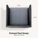 PURPLE LEAF Sanori Outdoor Dining Set Weather-Resistant Aluminum Table and Chairs Set with Backrest Pillow and Olefin Cushions for Deck