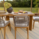 PURPLE LEAF 7/9/11 Pieces Patio Dining Set with Sunbrella Cushions All-Weather Wicker Patio Table and Chairs for Deck, Garden