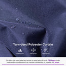 PURPLE LEAF Outdoor Hardtop Gazebo for Patio Bronze Aluminum Frame Pavilion with Navy-Blue Curtain