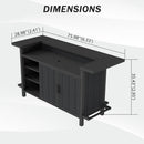 Outdoor Aluminum Bar Table - Gray