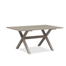 PURPLE LEAF Outdoor Dining Table Sleek Aluminum Frame Modern Outdoor Table for Deck Backyard Dining Gatherings