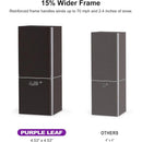 PURPLE LEAF Caesar Louvered Pergola Outdoor Adjustable Louvre Shade Modern Patio Aluminum Pergola with  Yellow Lights