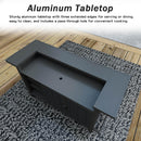 Outdoor Aluminum Bar Table - Gray