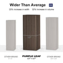 PURPLE LEAF Outdoor Hardtop Gazebo for Garden Bronze Double Roof Aluminum Frame Pavilion with Reinforcement Support Rod