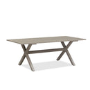 PURPLE LEAF Outdoor Dining Table Sleek Aluminum Frame Modern Outdoor Table for Deck Backyard Dining Gatherings