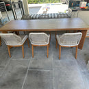PURPLE LEAF 7/9/11 Pieces Patio Dining Set with Sunbrella Cushions All-Weather Wicker Patio Table and Chairs for Deck, Garden