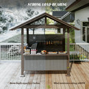 9' x 6' Hardtop Grill Gazebo Gable Roof