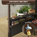 9' x 6' Hardtop Grill Gazebo Gable Roof