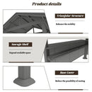 9' x 6' Hardtop Grill Gazebo Gable Roof