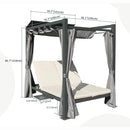 Chaise Lounge Daybed with Canopy