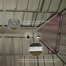 Aluminum Hardtop Gazebo Brown with Drainage Gutters