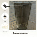 Galvanized Steel Hardtop Gazebo with Drainage Gutters
