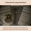 Galvanized Steel Hardtop Gazebo with Drainage Gutters