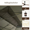 Galvanized Steel Hardtop Gazebo Dark Gray with Resin Roof & Gutters