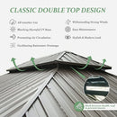 Wood Gazebo with Galvanized Steel Roof - Cedar Post