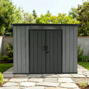 Outdoor Resin Storage Shed Sloping Roof