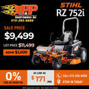 STIHL RZ 752i Zero-Turn Mower - WB04 011 3600 US