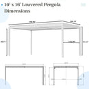 Metal Louvered Pergola