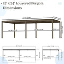 Metal Louvered Pergola