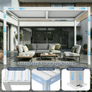 Metal Louvered Pergola