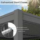 Metal Louvered Pergola