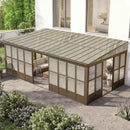 Polycarbonate Wall Mounted Sunroom
