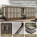 Polycarbonate Wall Mounted Sunroom