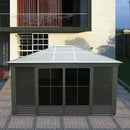 12'×15' Sunroom with Four Side Doors