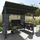 9' x 10' Hardtop Grill Gazebo w/ Expansion Platform