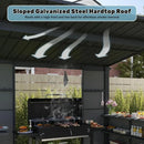 9' x 10' Hardtop Grill Gazebo w/ Expansion Platform
