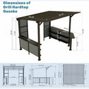 9' x 10' Hardtop Grill Gazebo w/ Expansion Platform