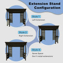 9' x 10' Hardtop Grill Gazebo w/ Expansion Platform