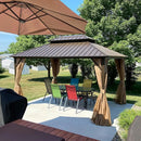 Hardtop Gazebo Classic W/ Netting & Curtain