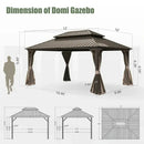 Hardtop Gazebo Classic W/ Netting & Curtain