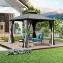 Hardtop Gazebo Classic W/ Netting & Curtain
